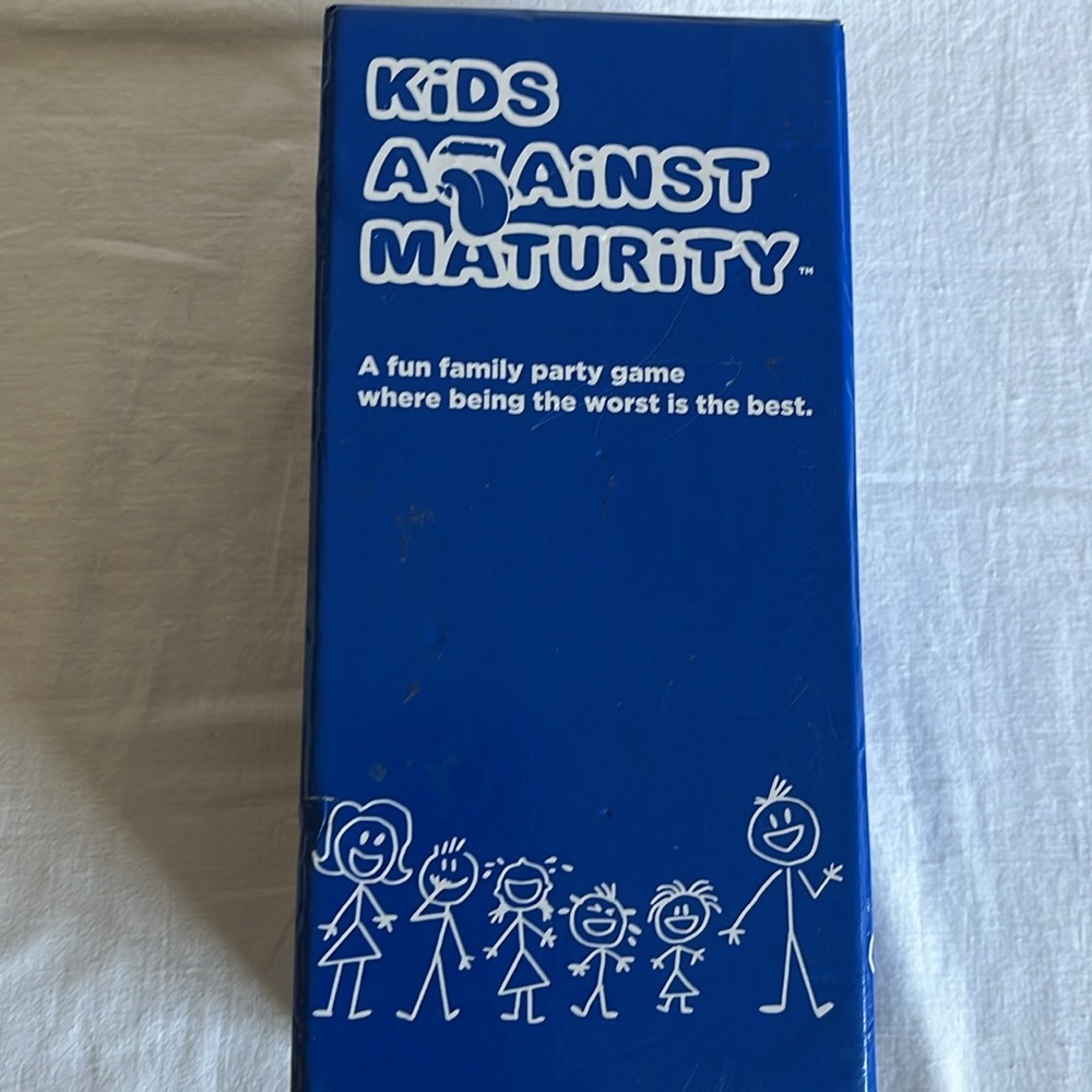 Kids Against Maturity Card Game